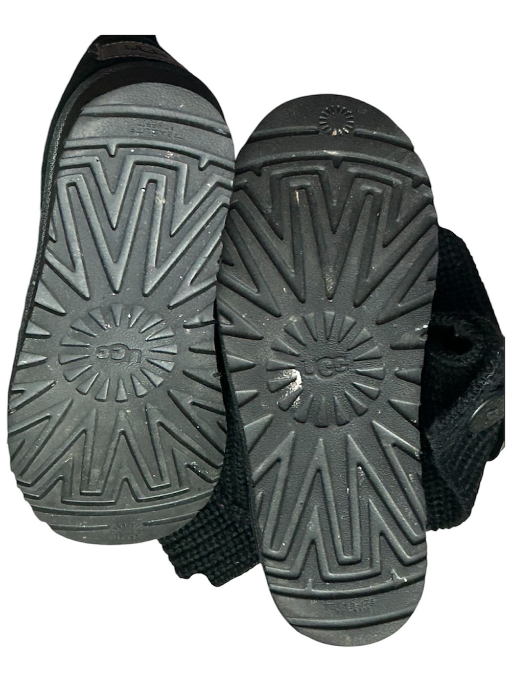 UGG Black Knit Cuff Short Boot - Picture 5 of 8